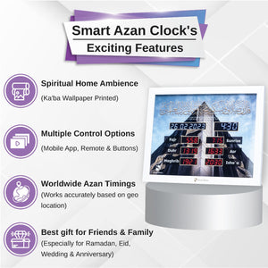 Smart Azan Clock - The best selling adhan clock globally